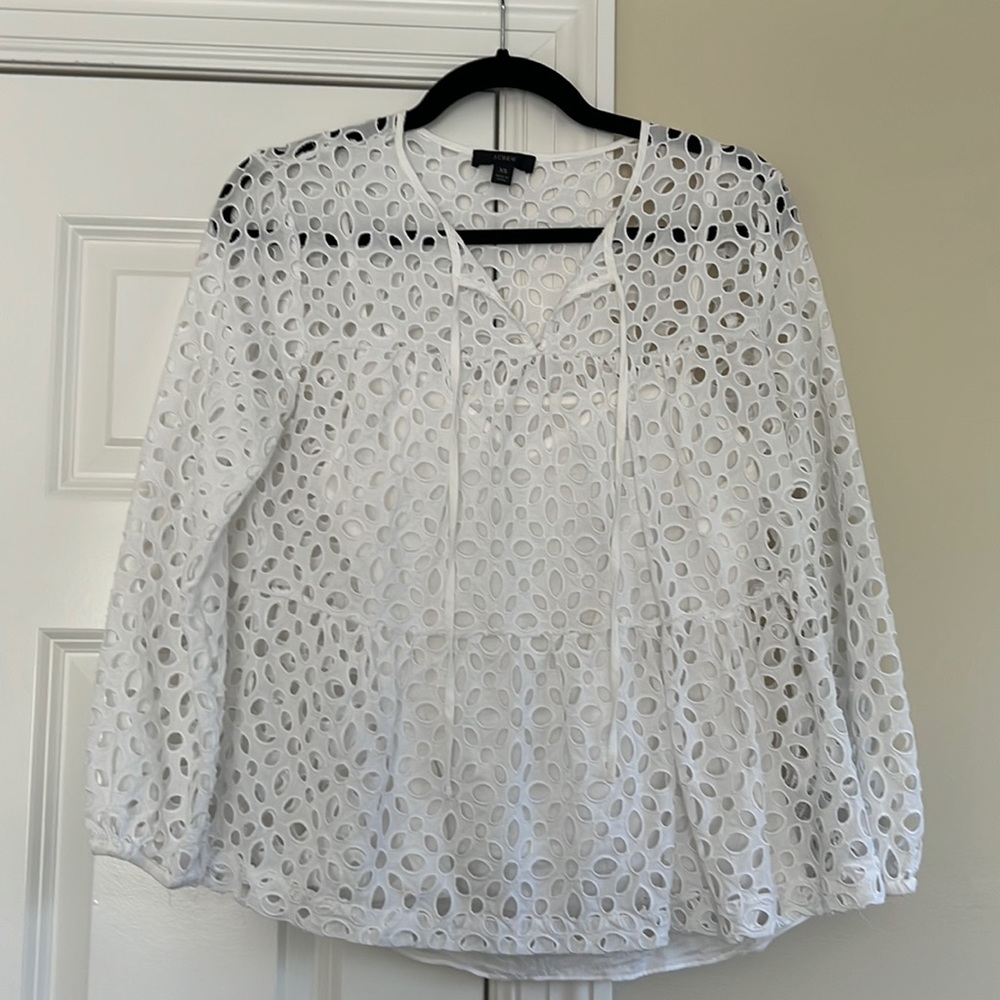 White blouse from j crew